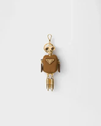 Llavero con colgante de robot de Re-Nylon