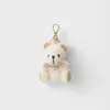 Llavero con osito de peluche y anilla metálica Llavero con osito de peluche y anilla metálica