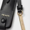 Llavero de cuero con estuche para espejo Llavero de cuero con estuche para espejo