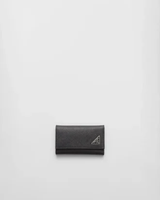 Llavero de piel Saffiano