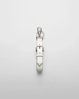 Llavero de piel Saffiano