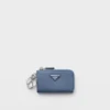 Mini bolsa de piel Saffiano con llavero Mini bolsa de piel Saffiano con llavero