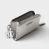 Mini bolsa de piel Saffiano con llavero Mini bolsa de piel Saffiano con llavero