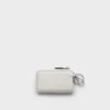 Mini bolsa de piel Saffiano con llavero Mini bolsa de piel Saffiano con llavero