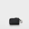 Mini bolsa de piel Saffiano con llavero Mini bolsa de piel Saffiano con llavero