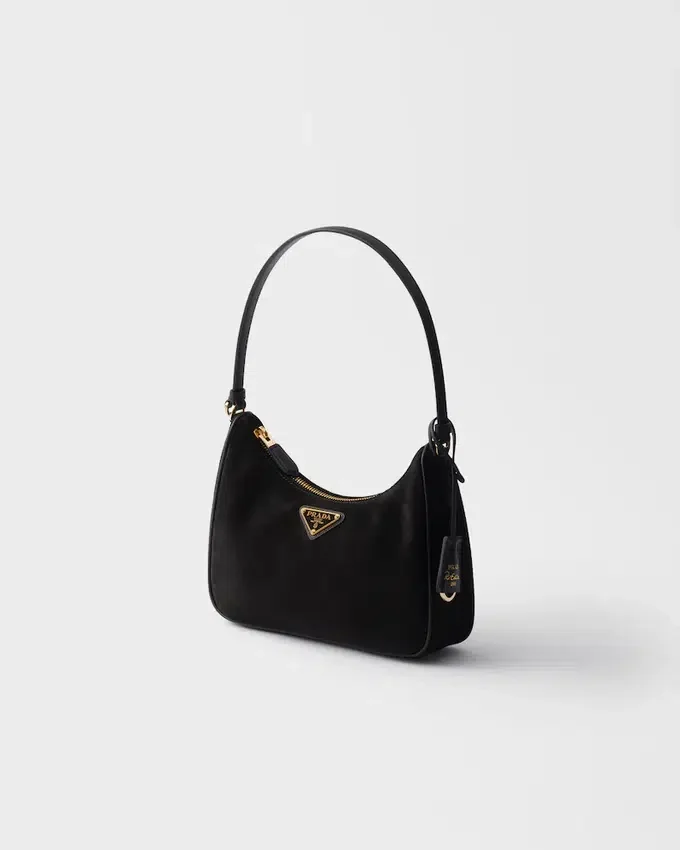 Mini bolso de ante Prada Re-Edition 2005 Mini bolso de ante Prada Re-Edition 2005