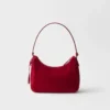 Mini bolso de ante Prada Re-Edition 2005 Mini bolso de ante Prada Re-Edition 2005
