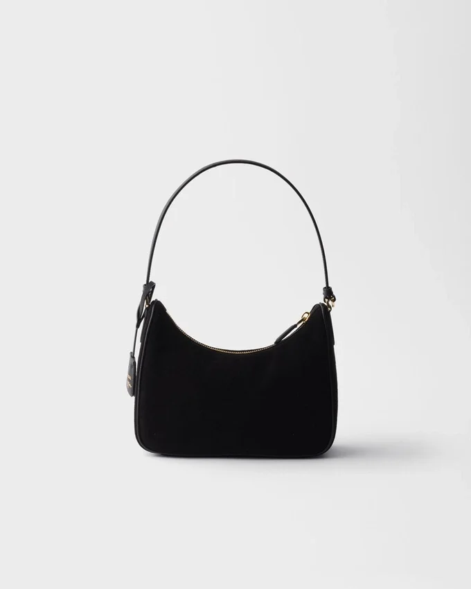 Mini bolso de ante Prada Re-Edition 2005 Mini bolso de ante Prada Re-Edition 2005