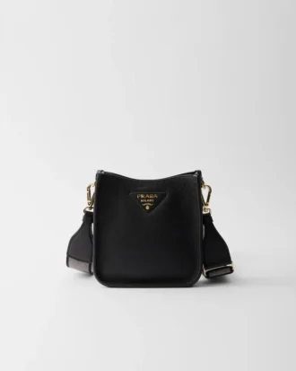 Mini bolso de hombro de piel