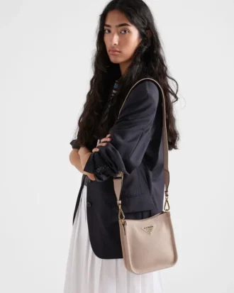 Mini bolso de hombro de piel Mini bolso de hombro de piel