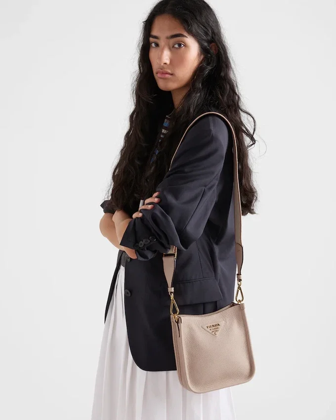 Mini bolso de hombro de piel Mini bolso de hombro de piel