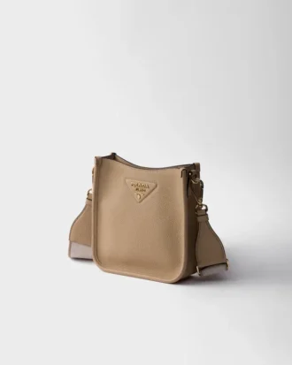 Mini bolso de hombro de piel