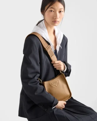 Mini bolso de hombro de piel Mini bolso de hombro de piel
