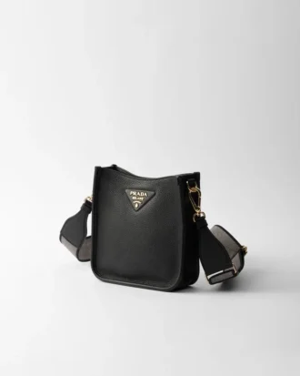 Mini bolso de hombro de piel