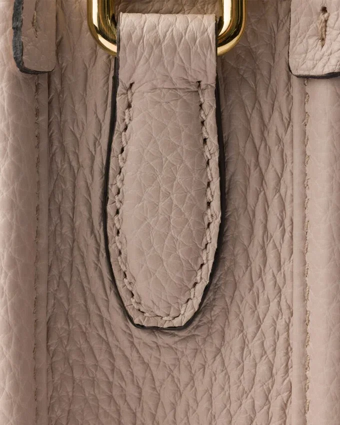 Mini bolso de hombro de piel Mini bolso de hombro de piel