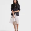Mini bolso de hombro de piel Mini bolso de hombro de piel
