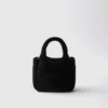 Mini bolso de mano acolchado de terciopelo Mini bolso de mano acolchado de terciopelo