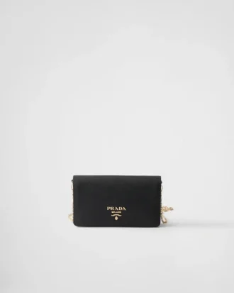 Mini bolso de piel Saffiano