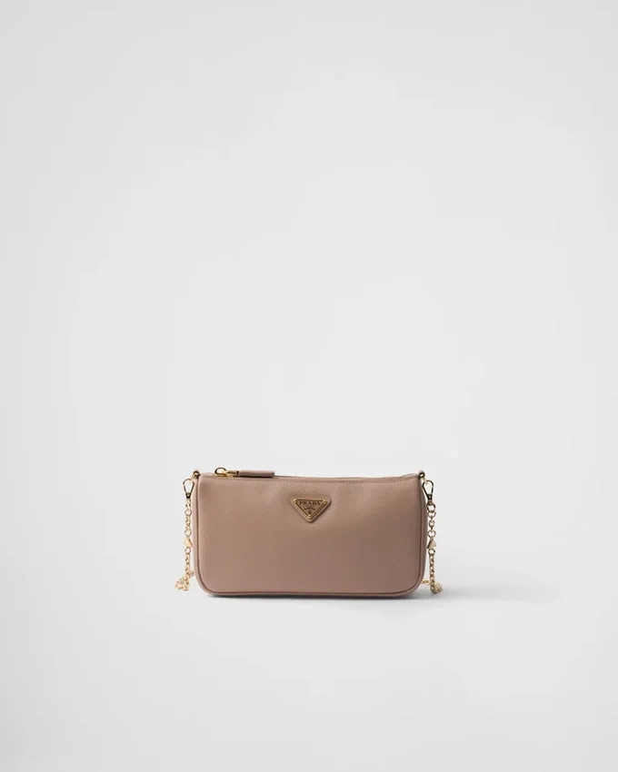 Mini bolso de piel Saffiano Mini bolso de piel Saffiano