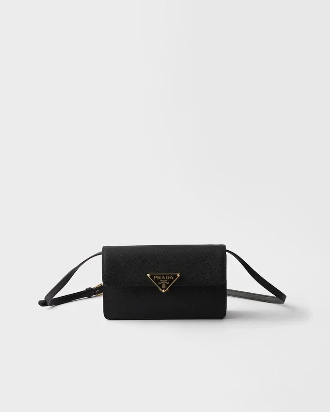 Mini bolso de piel Saffiano Mini bolso de piel Saffiano