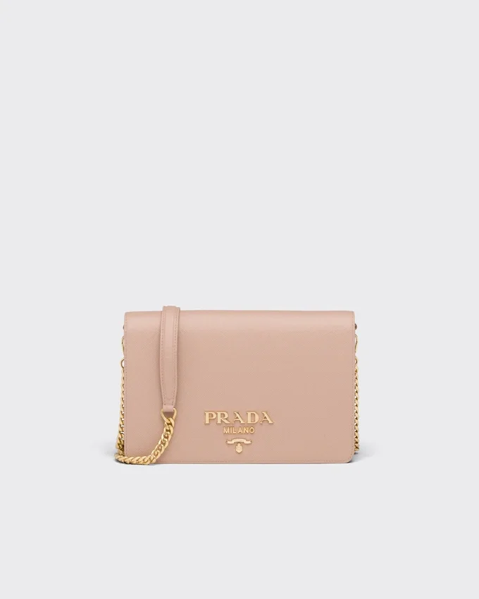 Mini bolso de piel Saffiano Mini bolso de piel Saffiano