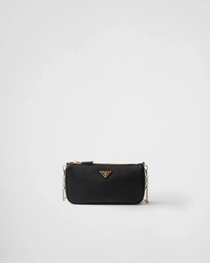 Mini bolso de piel Saffiano Mini bolso de piel Saffiano