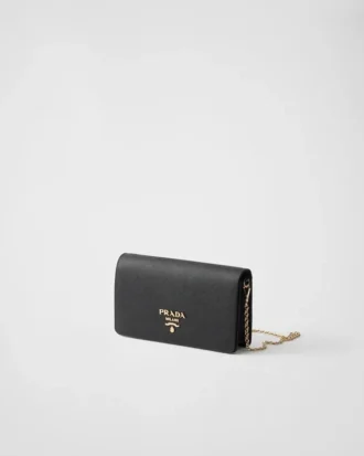 Mini bolso de piel Saffiano