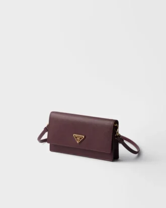 Mini bolso de piel Saffiano