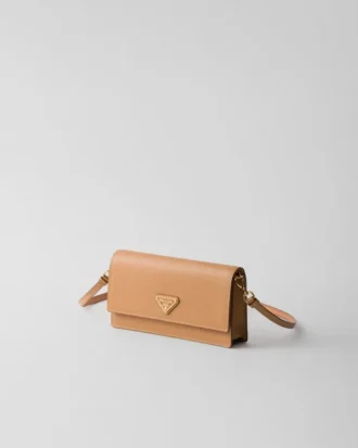 Mini bolso de piel Saffiano
