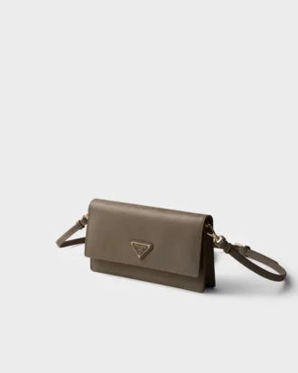 Mini bolso de piel Saffiano