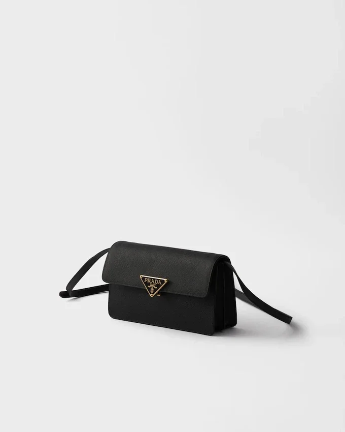 Mini bolso de piel Saffiano Mini bolso de piel Saffiano