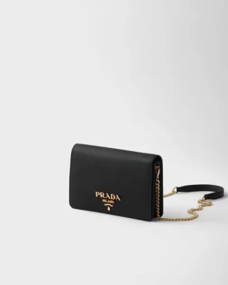 Mini bolso de piel Saffiano