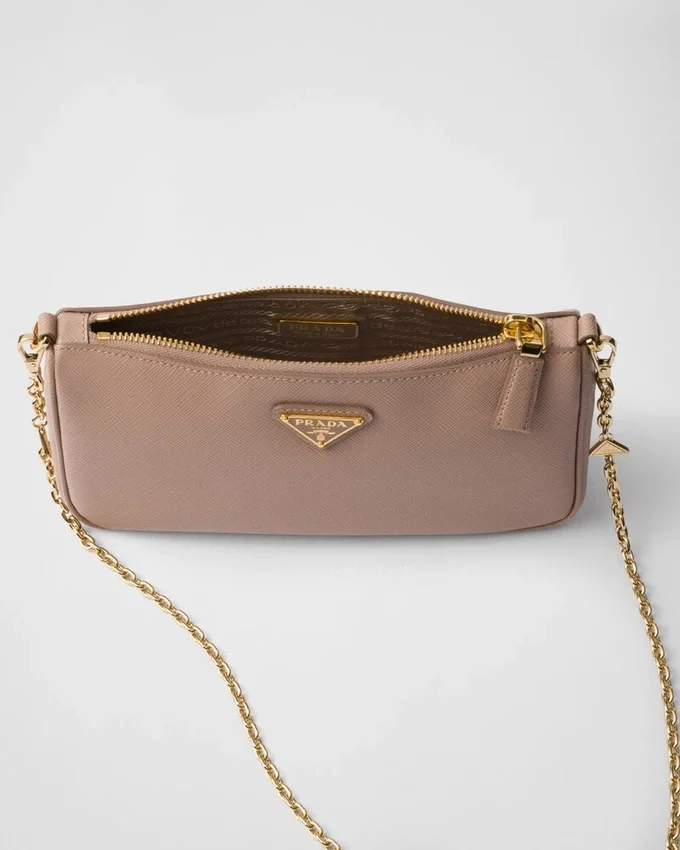 Mini bolso de piel Saffiano Mini bolso de piel Saffiano
