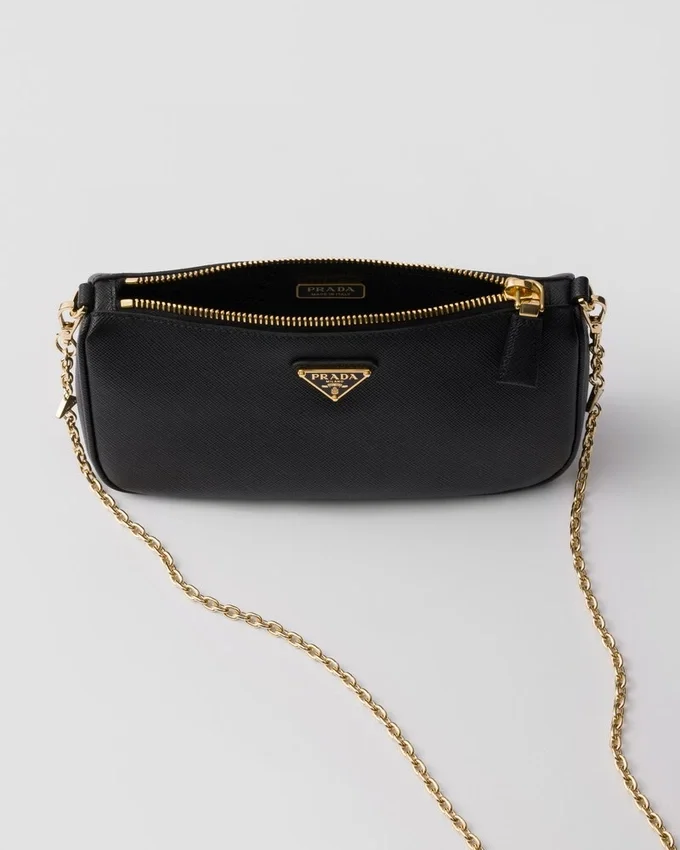 Mini bolso de piel Saffiano Mini bolso de piel Saffiano
