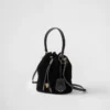 Mini bolso de terciopelo con detalles de piel napa Mini bolso de terciopelo con detalles de piel napa