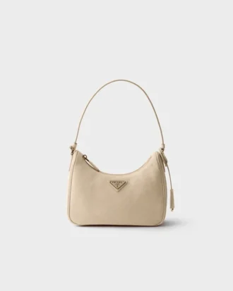 Mini bolso Prada Re-Edition 2005 de nubuck y piel Saffiano