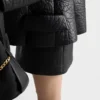 Minifalda de piel napa Minifalda de piel napa