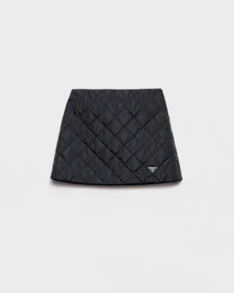 Minifalda ligera de Re-Nylon acolchado Minifalda ligera de Re-Nylon acolchado