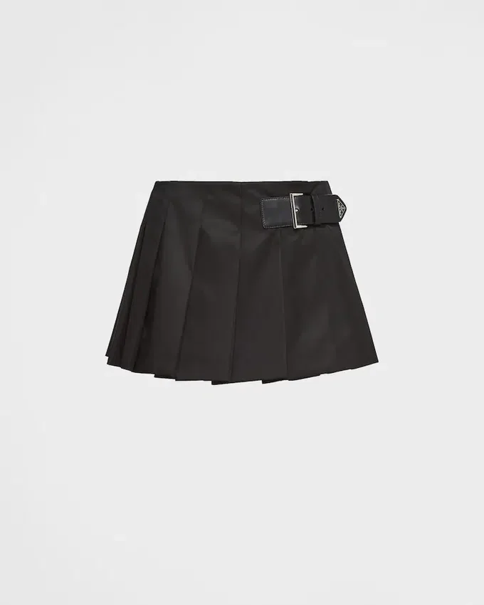 Minifalda plisada de Re-Nylon Minifalda plisada de Re-Nylon