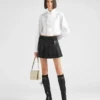 Minifalda plisada de Re-Nylon Minifalda plisada de Re-Nylon