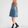 Minivestido de denim orgánico Minivestido de denim orgánico