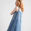 Minivestido de denim orgánico Minivestido de denim orgánico