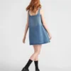 Minivestido de denim orgánico Minivestido de denim orgánico