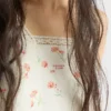 Minivestido de lino con estampado floral Minivestido de lino con estampado floral