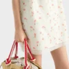 Minivestido de lino con estampado floral Minivestido de lino con estampado floral