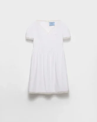 Minivestido de tela bordada de estilo vintage