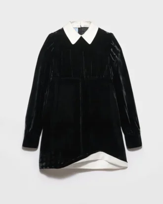 Minivestido de terciopelo