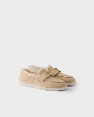 Mocasines de ante y borreguillo