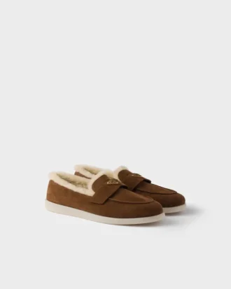 Mocasines de ante y borreguillo