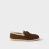 Mocasines de ante y borreguillo